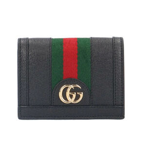 Gucci Ophidia GG Marmont Bi fold Wallet Leather